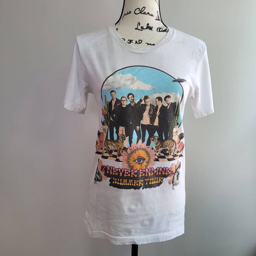 One Republic concert tee never ending summer tour 2022 100%‎ cotton small